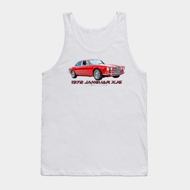 1972 Jaguar XJ6 Series Sedan Tank Top by Gestalt Imagery